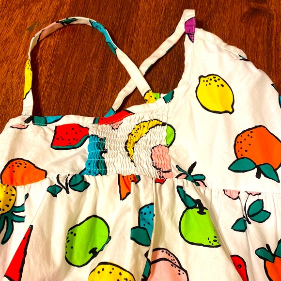 Hanna Andersson Fruit Tank Style Long Maxi Dress Girl’s Size 6-7 120cm - Picture 6 of 10